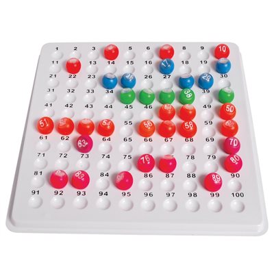CHECK TRAY TO SUIT 22MM MARBLES 1-100