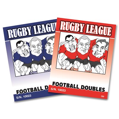RUGBY LEAGUE DOUBLES (289 TICKETS) BLUE